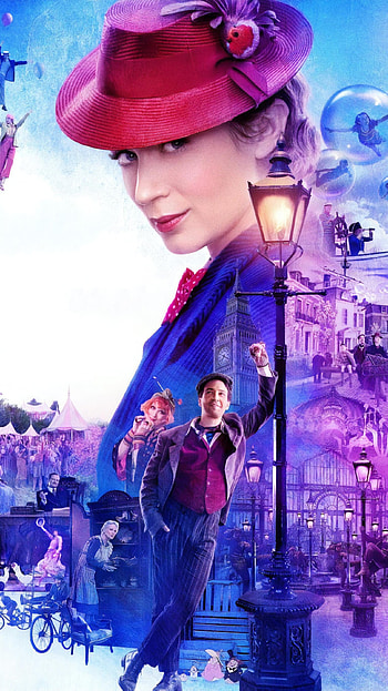 Mary Poppins Returns (2022) movie HD phone wallpaper