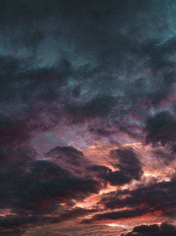Nature, Sky, Clouds, Dark, Shine, Light, Mainly Cloudy, Overcast HD phone wallpaper