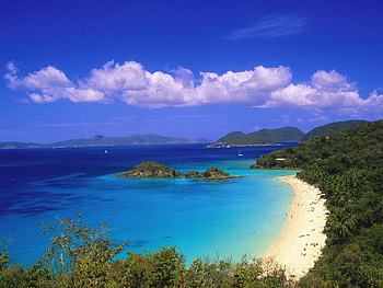 Trunk Bay , Natural beauty, Beach paradise, Caribbean vibes HD wallpaper