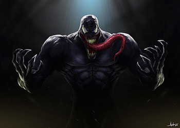 Arts Of Venom, venom, superheroes, deviantart, artist, artwork HD wallpaper