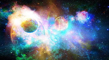 Planets, Universe, Stars, Shine, Light, Nebula, Galaxy HD wallpaper