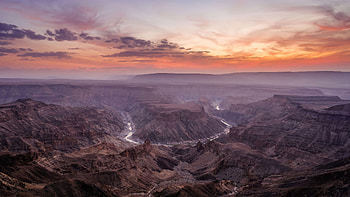 Fish River Canyon Namibia, canyon, nature HD wallpaper