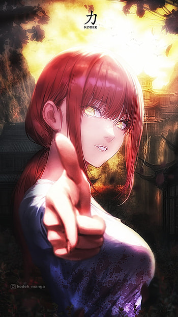 Makima Chainsawman, manga, onepiece, anime HD phone wallpaper