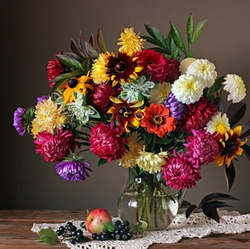 Bouquet of garden flowers, Flowers, Vase, Bouquet, Colorful HD wallpaper