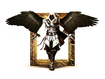 assassins creed 2 flying!!!, other, verynice, assassinscreed2, videogames HD wallpaper