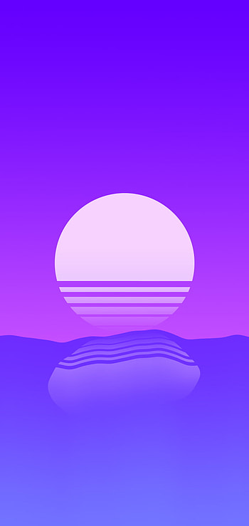 minimalist, artistic, retrowave HD phone wallpaper