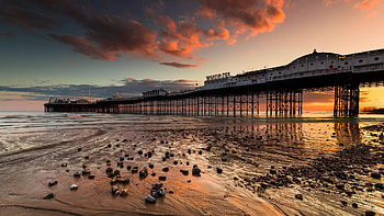 Brighton Pier England, Brighton, England, pier, Nature HD wallpaper