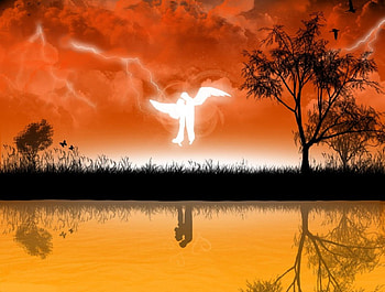 Eternal Love, abstract, eternal, love, red HD wallpaper