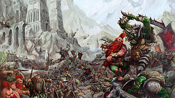 Greenskins in Warhammer, Ancient race, Bloodthirsty warriors, Savage tribes HD wallpaper