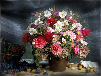 still life 2, still life, flowers, fantasy HD wallpaper