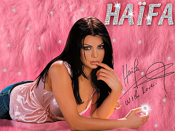Haifa Wehbe, arab, haifa wahbi, pink, artist, haifa, singer, woman, beauty HD wallpaper