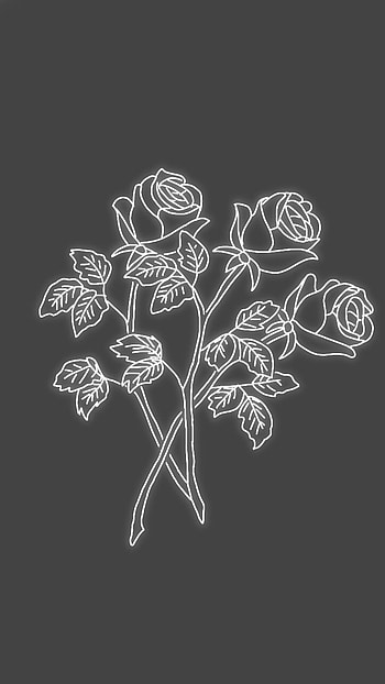 Rosas neon, aestetic HD phone wallpaper