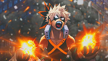 Bakugou Boku No Hero Academia , my-hero-academia, anime, artist, artwork, digital-art, deviantart HD wallpaper