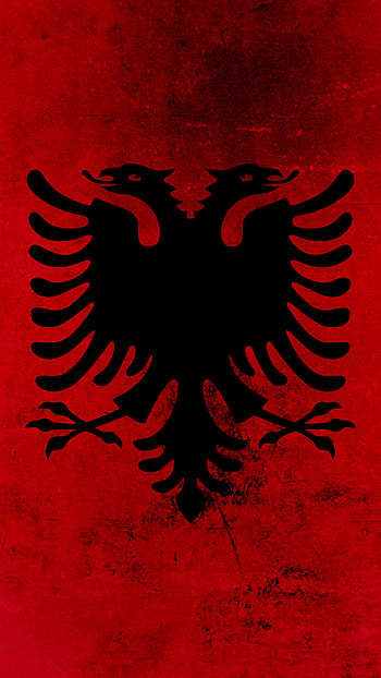 Albanian flag, Patriotic , National pride, Red and black HD phone wallpaper