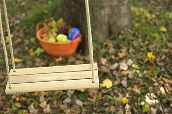 Autumn, Miscellanea, Miscellaneous, Park, Swing HD wallpaper