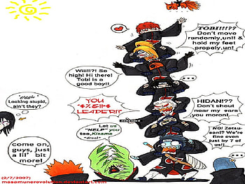 Akatsuki DUMDA$$, pain, kisame, hidan, konan, itachi, kakuzu, sasori, deidara, nine tails HD wallpaper