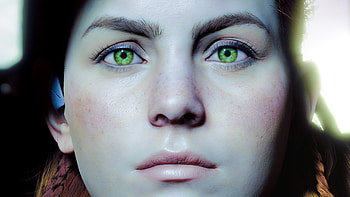 Aloy Horizon Zero Dawn Face Portrait, horizon-zero-dawn, games, pc-games, xbox-games, ps-games HD wallpaper
