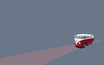 Vector, Road, Journey, Bus HD wallpaper