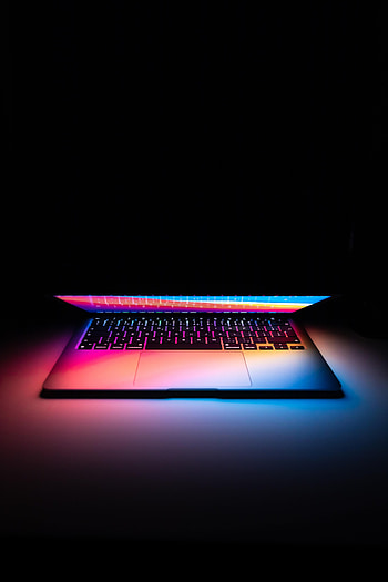 Dark, Multicolored, Motley, Backlight, Illumination, Technologies, Technology, Notebook, Laptop HD phone wallpaper