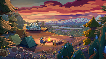 Rick and Morty S9 — Campfire Sunset, TV Show, Rick And Morty Season 9 HD wallpaper