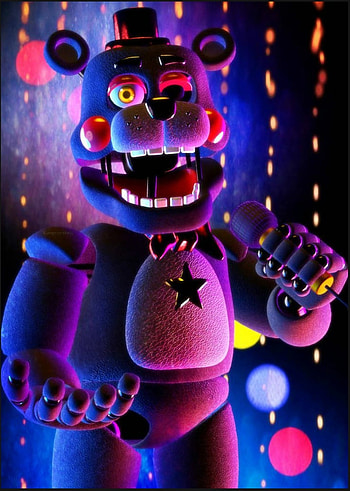 Lefty, letfy, ultumatecustomnight, fnaf6, fnaf, horror, marionette HD phone wallpaper