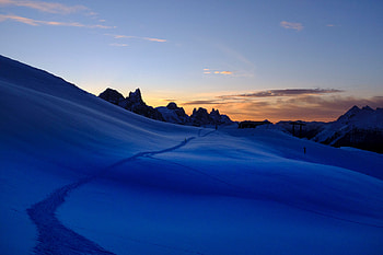 Nature, Sky, Mountains, Snow, Path, Trail HD wallpaper