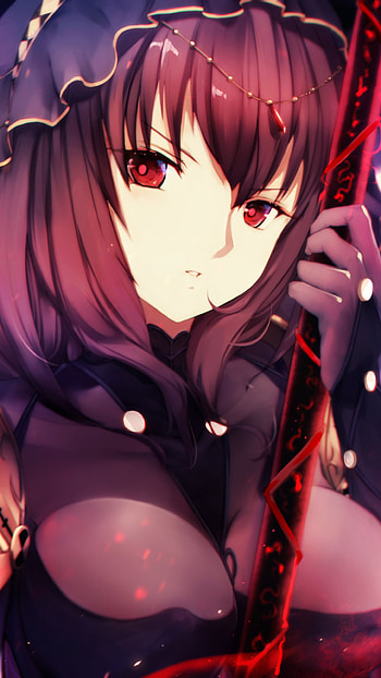 Scathach — Crimson Spear (Fate/Grand Order ), Scathach (Fate/Grand Order), Anime, Fate/Grand Order HD phone wallpaper