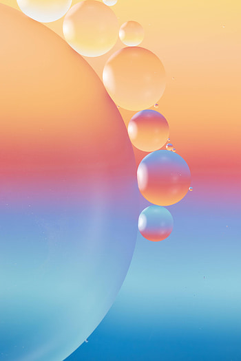 Abstract, Water, Bubbles, Pink, Gradient HD phone wallpaper