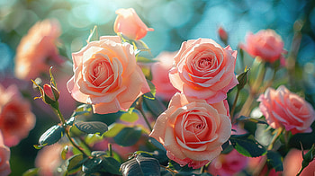 romantic pink roses, pink, rose, flower, plant, Valentine's Day HD wallpaper