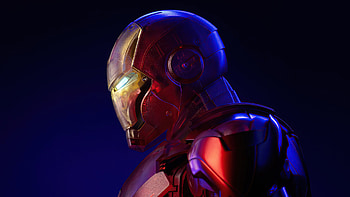Holographic Iron Man 2020, iron-man, superheroes, artwork, artist HD wallpaper