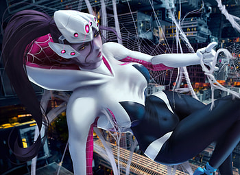 Gwen Stacy New Artwork, gwen-stacy, artwork, digital-art, superheroes HD wallpaper