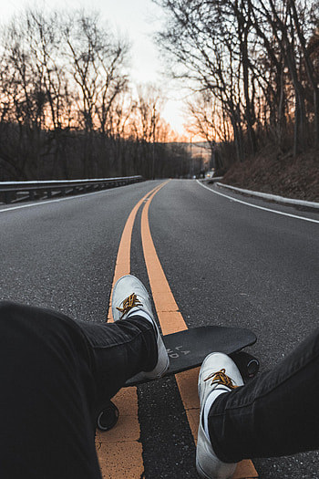 Sports, Markup, Legs, Asphalt, Skateboard HD phone wallpaper