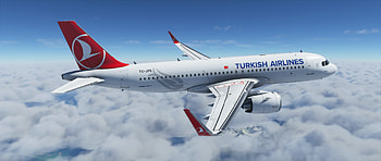 Turkish Airlines, A320neo liveries, Flight simulator, Microsoft Flight Simulator HD wallpaper