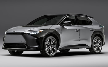2023, Toyota bZ4X, front view, exterior, electric car, new silver bZ4X, Japanese cars, Toyota HD wallpaper