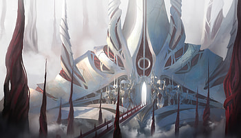 Magic the Gathering - All will be One, Elesh-Norn's palace, man made, Magic: The Gathering HD wallpaper