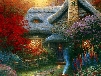 Thomas, Kinkade, Autumn, , Full, , N, Cool HD wallpaper