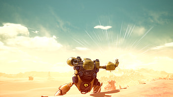 Sunlit Desert Mecha, video game, Sand Land HD wallpaper