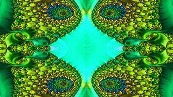 Trippy Psychedelic Fractal, trippy, psychedelic, aesthetic, green, Abstract, fractal, abstract green HD wallpaper