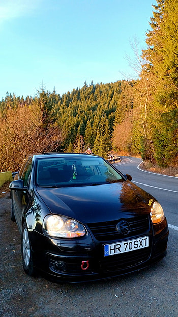 Golf 5, black HD phone wallpaper
