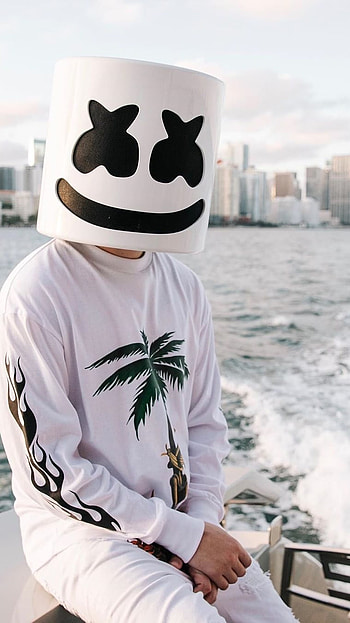 Marshmello, Marshmallow Hollywood Singer, marshmello hollywood singer HD phone wallpaper