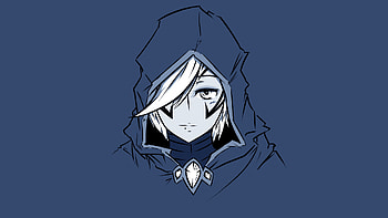 Preview dota 2, traxe, drow ranger, art, milimalism HD wallpaper