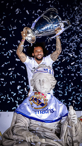 Marcelo, decimocuarta, 14, legend, realmadrid, 2022, cibeles, madrid, ucl HD phone wallpaper