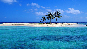 Tropical paradise, Crystal clear waters, Stunning coastline, Exotic destination HD wallpaper