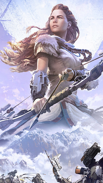 Complete Horizon Zero Dawn, Aloy's story, Immersive gameplay, Gaming triumph HD phone wallpaper