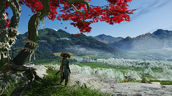 Ghost of Yōtei — Gaming : Misty Yōtei Valley, Video Game, Gaming Environment HD wallpaper