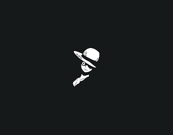 Anime, Monkey D. Luffy, dark, minimal HD wallpaper