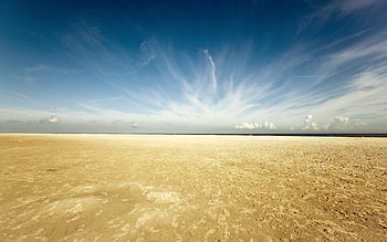Landscape, Clouds, Beach HD wallpaper