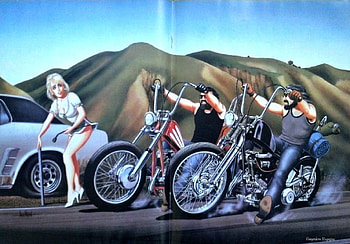 Page Out Of Easy Rider, bike, easy rider, bikers, chopper HD wallpaper