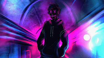 Street Boy Art , artist, artwork, digital-art, neon HD wallpaper