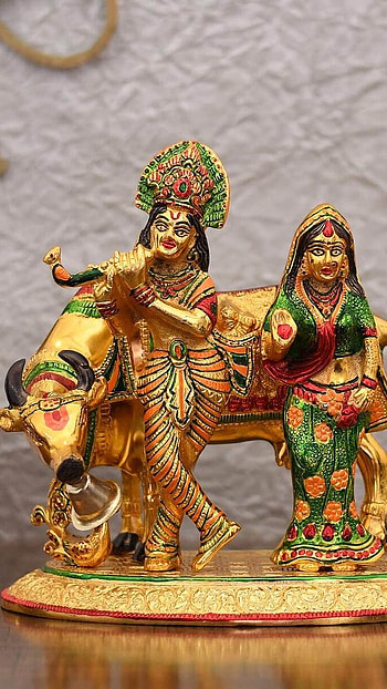 Radha Krishna , God Krishna, Goddess Radha HD phone wallpaper